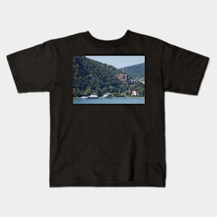 Reichenstein Castle, Trechtingshausen, Rhineland-Palatinate, Rhine, Middle Rhine, Castle Kids T-Shirt